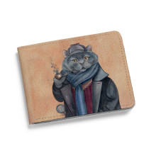 Кошелек мини, PRS2 «Шерлок кот»
