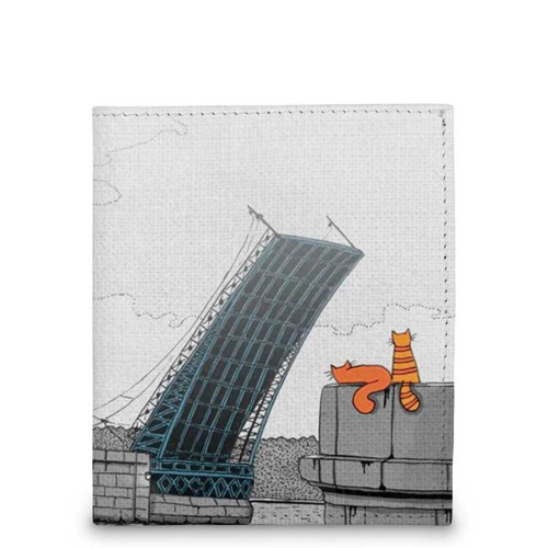 Кошелек мини PR17 «Мосты на белом»