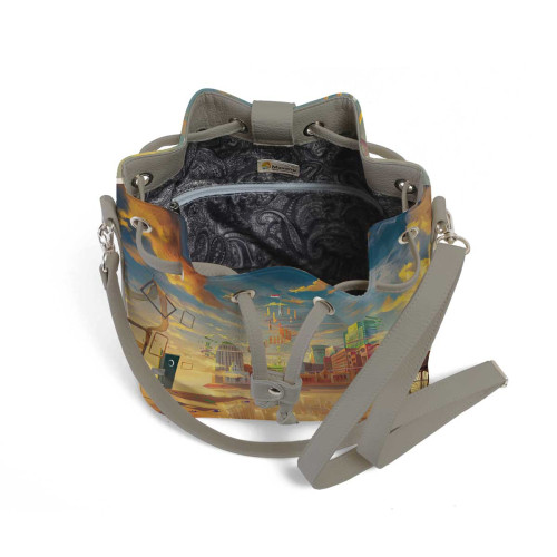 Сумка на плечо BG16 «Мальчик и велосипед»