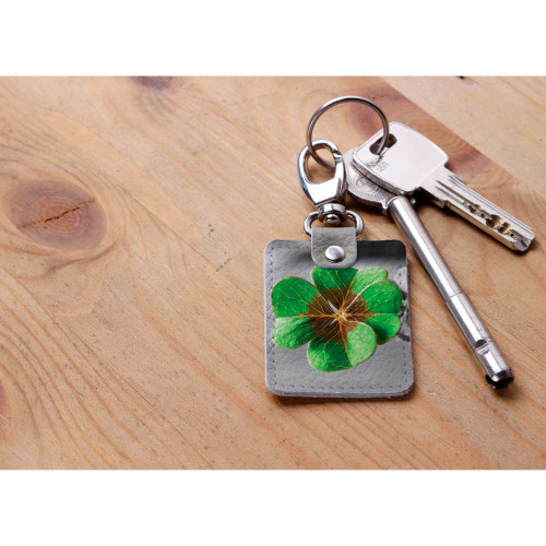Брелок (Прямоугольный ) TRI1 «Клевер»