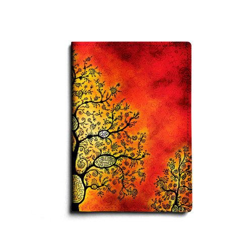 Обложка для паспорта, PAS1 «Дерево лабиринт»