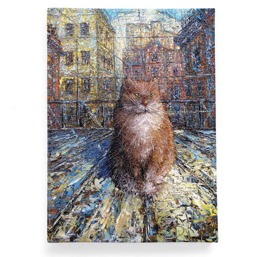 Обложка для паспорта, PAS2 «Рыжий кот»