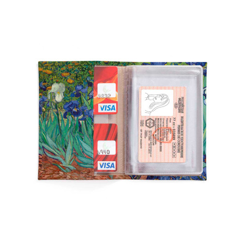 Обложка для автодокументов, AUT2 «Vincent van Gogh  Irises»