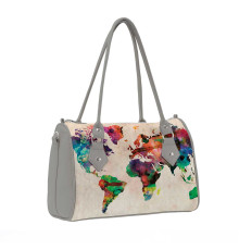 Сумка на руку BG13 «World map»