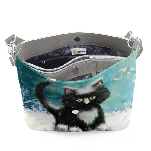 Сумка на плечо BG12 «Snow cat»