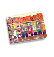 Кошелек мини, PRS2 «The city watercolor»