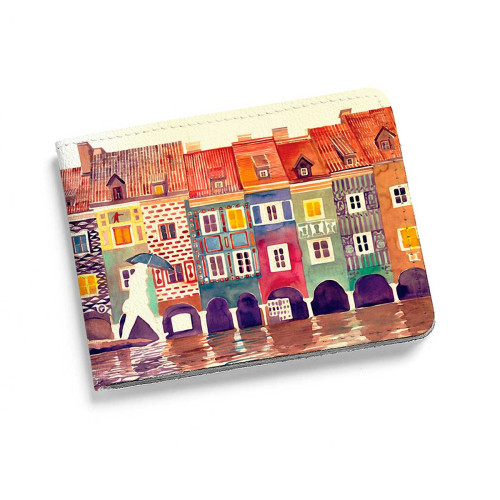 Кошелек мини, PRS2 «The city watercolor»