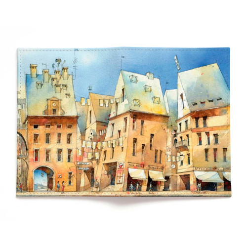 Обложка для паспорта, PAS2 «Tytus brzozowski city»