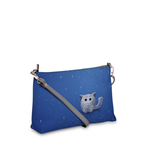 Сумка шолдер, BAG3 «Snow leopard»