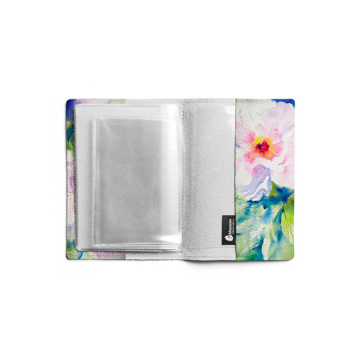 Обложка для паспорта, PAS1 «Two peonies»