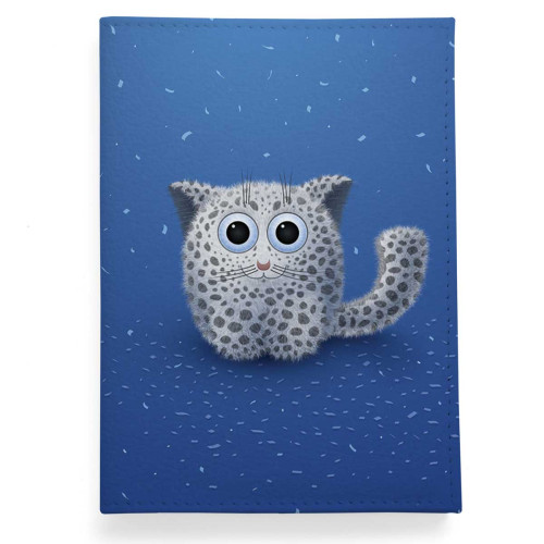 Обложка для автодокументов, AUT2 «Snow leopard»