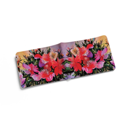 Кошелек мини, PRS2 «Пионы на розовом»