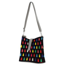 Сумка на плечо BG12 «Черные матрешки»