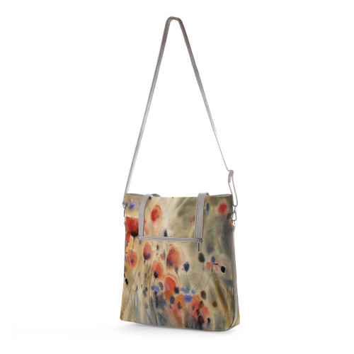 Сумка тоут BAG9 «Flowers poppies»