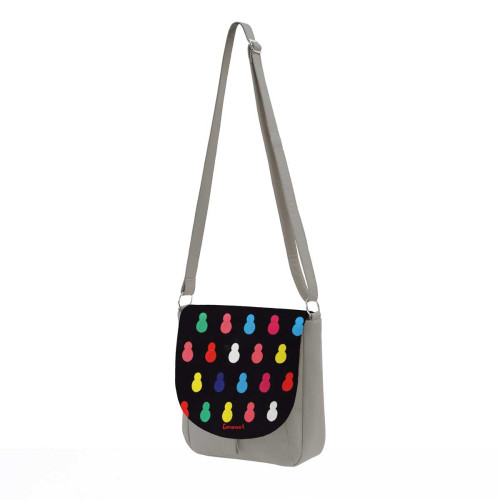 Сумка кросс-боди BG10 «Черные матрешки»