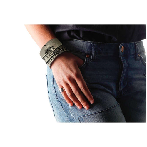 Широкий браслет «Пизанская башня 2»