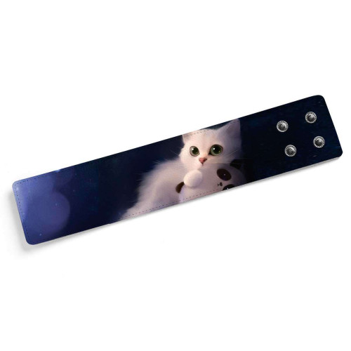 Широкий браслет «Cat & Panda»