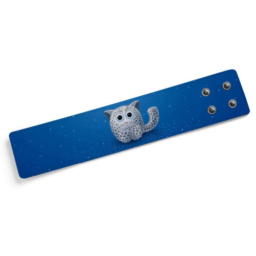 Широкий браслет «Snow leopard»