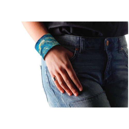 Широкий браслет «Vincent van Gogh Starry night»