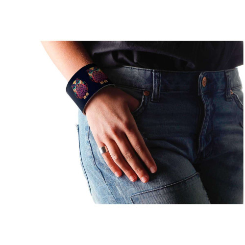 Широкий браслет «Owl color»