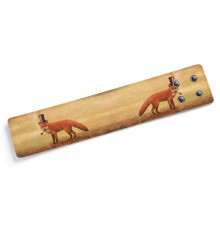 Широкий браслет «Smoke fox»