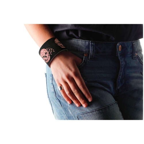 Широкий браслет «Skull wind»