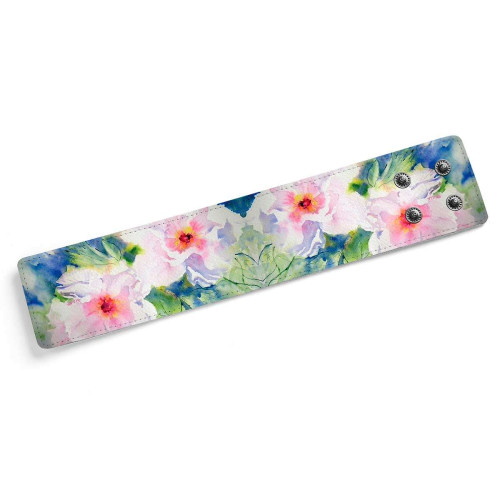 Широкий браслет «Two peonies»