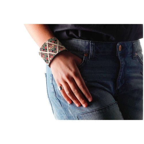 Широкий браслет «Diamond»