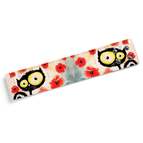 Широкий браслет «Flower cat»