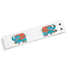 Широкий браслет «Blue elephant»