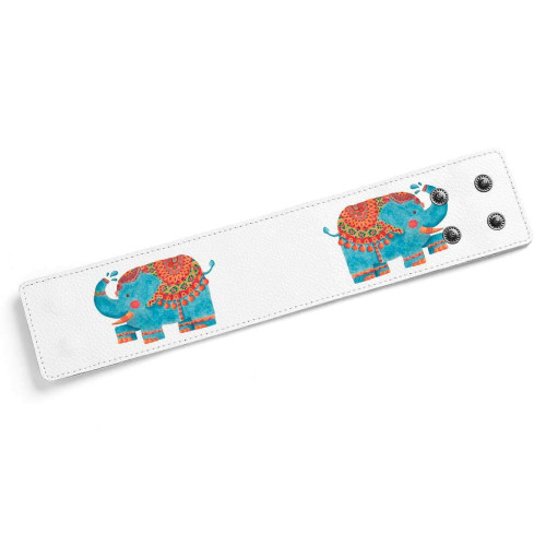 Широкий браслет «Blue elephant»