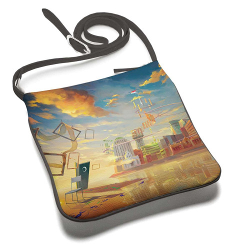 Сумка планшет «Мальчик и велосипед»