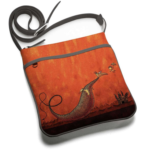 Сумка планшет «Барышня и дракон»