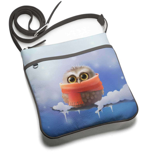 Сумка планшет «Owl in scarf»