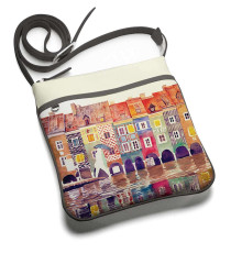 Сумка планшет «The city watercolor»