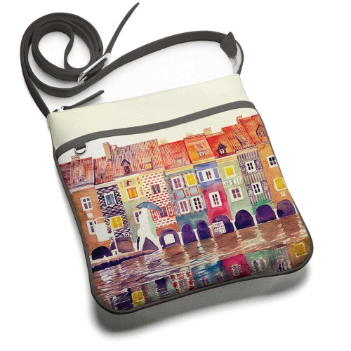 Сумка планшет «The city watercolor»