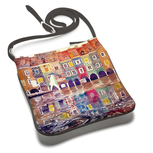 Сумка планшет «The city watercolor»