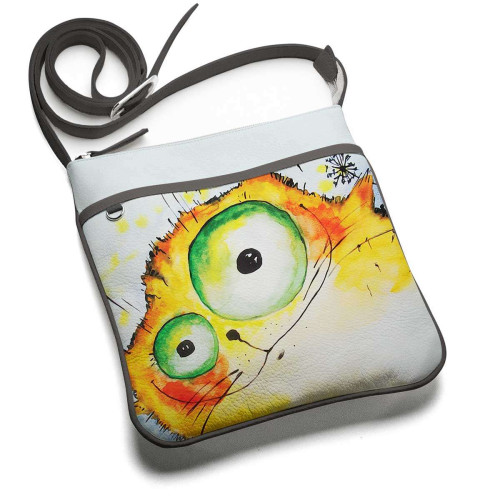 Сумка планшет «Crazy cat»