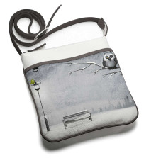 Сумка планшет «Owl & bird»