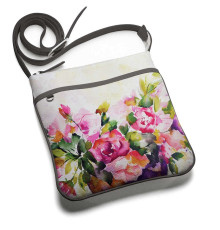 Сумка планшет «Watercolor flowers in vase»